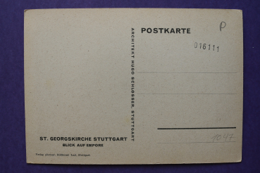 Ansichtskarte AK Stuttgart 1960-1970 St Georgs Kirche Architekt Hugo Schlosser